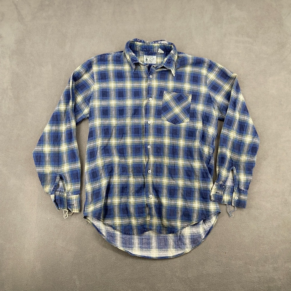 Vintage Lumberjack Dress Shirt Mens 16-16.5‎ Multicolor Plaid Cotton